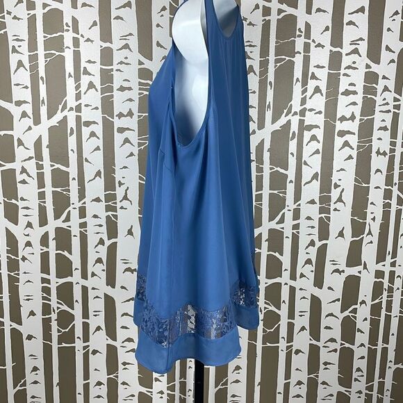 Worthington Distressed Wash Lace Trim Tank Top sz 2X - Picture 2 of 9